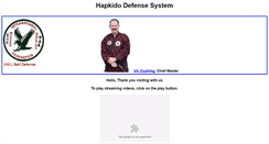 Desktop Screenshot of hapkido-defense-system.com